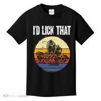 Rockhound ID Lick That Retro Geology Rock Collecting Kids T-Shirt thumb 0