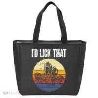 Rockhound ID Lick That Retro Geology Rock Collecting Tote Bag thumb 0