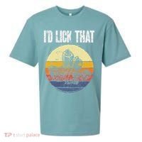 Rockhound ID Lick That Retro Geology Rock Collecting Sueded Cloud Jersey T-Shirt thumb 0