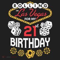 Rolling In Las Vegas For My 21st Birthday Beanie thumb 2