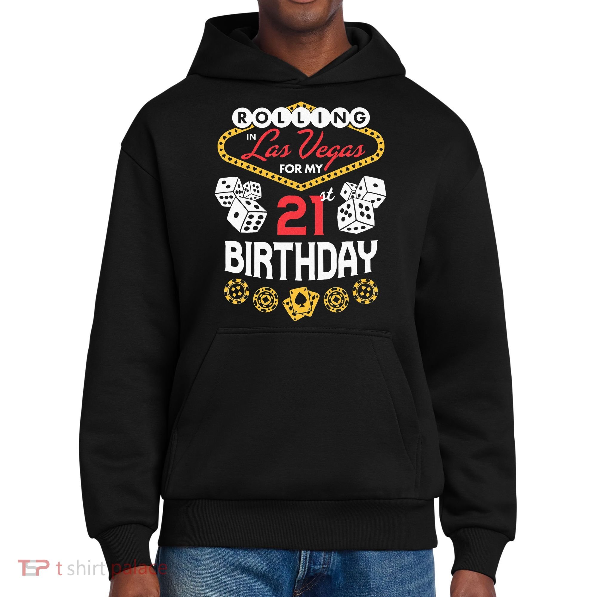 Rolling In Las Vegas For My 21st Birthday District V.I.T. Heavyweight Hoodie