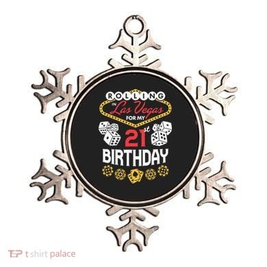 Rolling In Las Vegas For My 21st Birthday Ornament