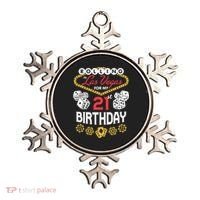Rolling In Las Vegas For My 21st Birthday Ornament thumb 0