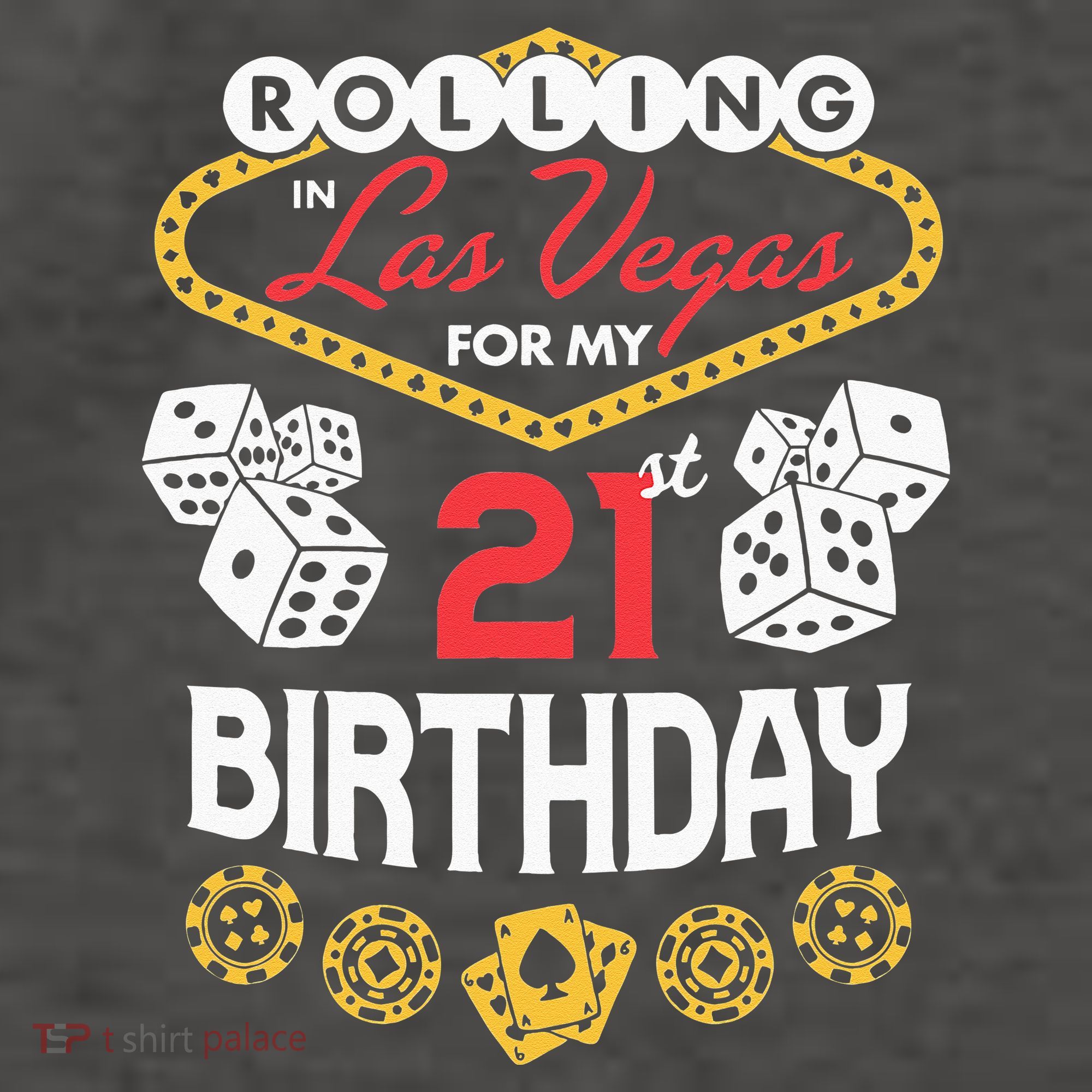 Rolling In Las Vegas For My 21st Birthday Vector Backpack
