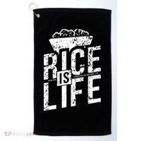 Rice Is Life Golf Towel thumb 0