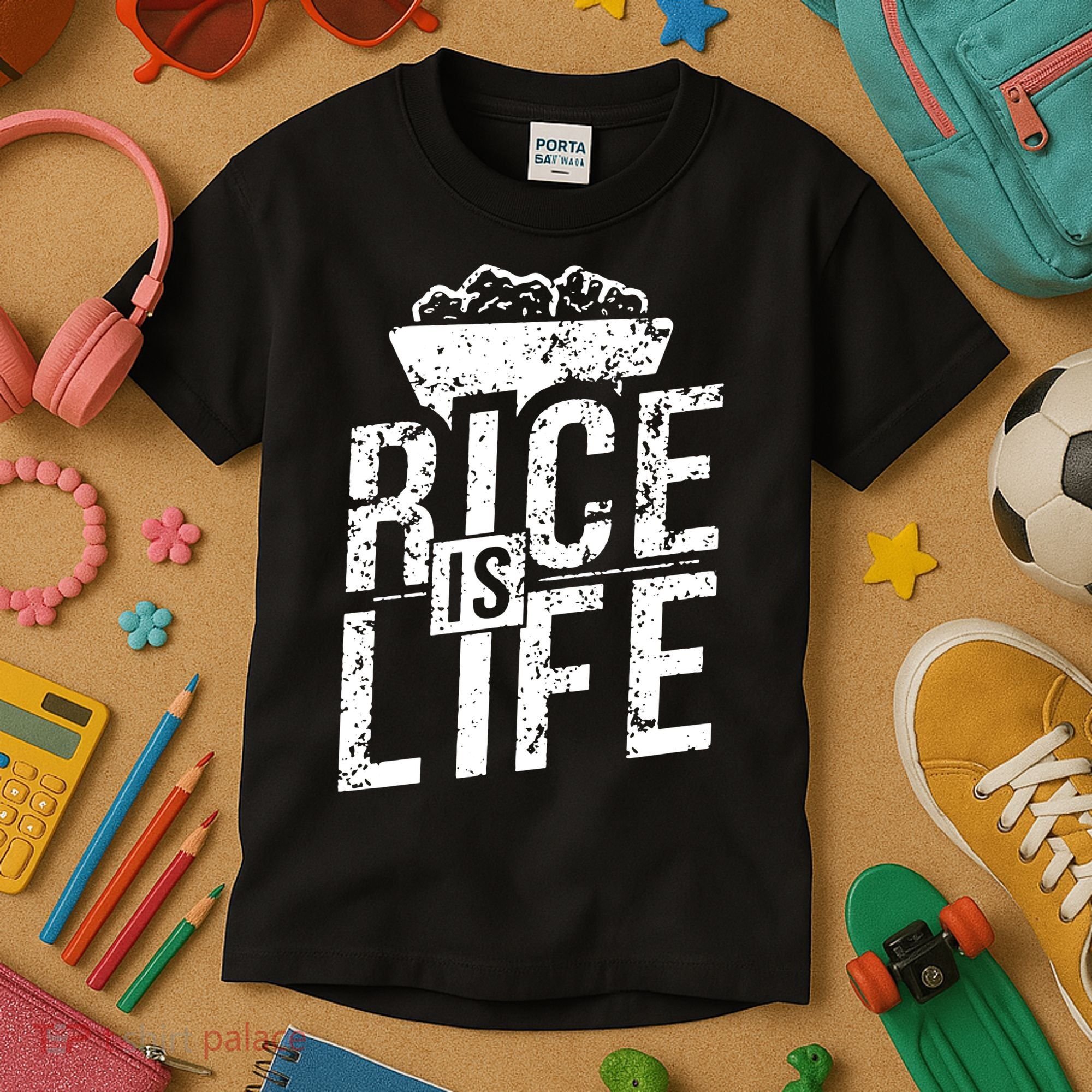 Rice Is Life Kids T-Shirt