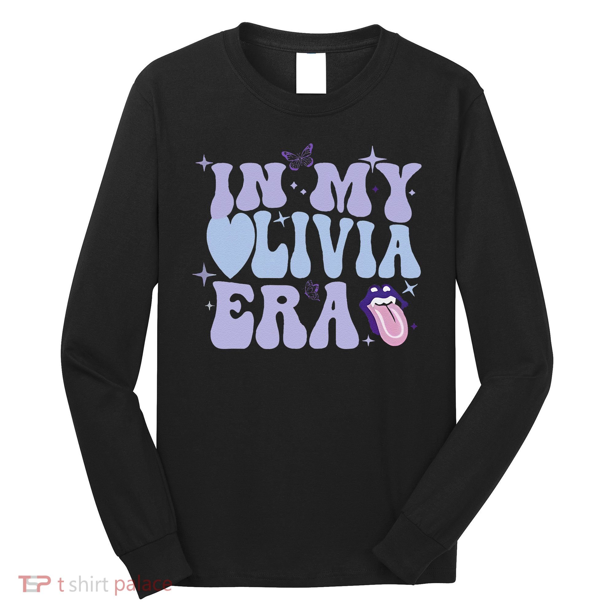 Retro In My Olivia Era Gift Long Sleeve Shirt