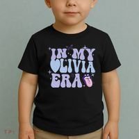 Retro In My Olivia Era Gift Toddler T-Shirt thumb 2