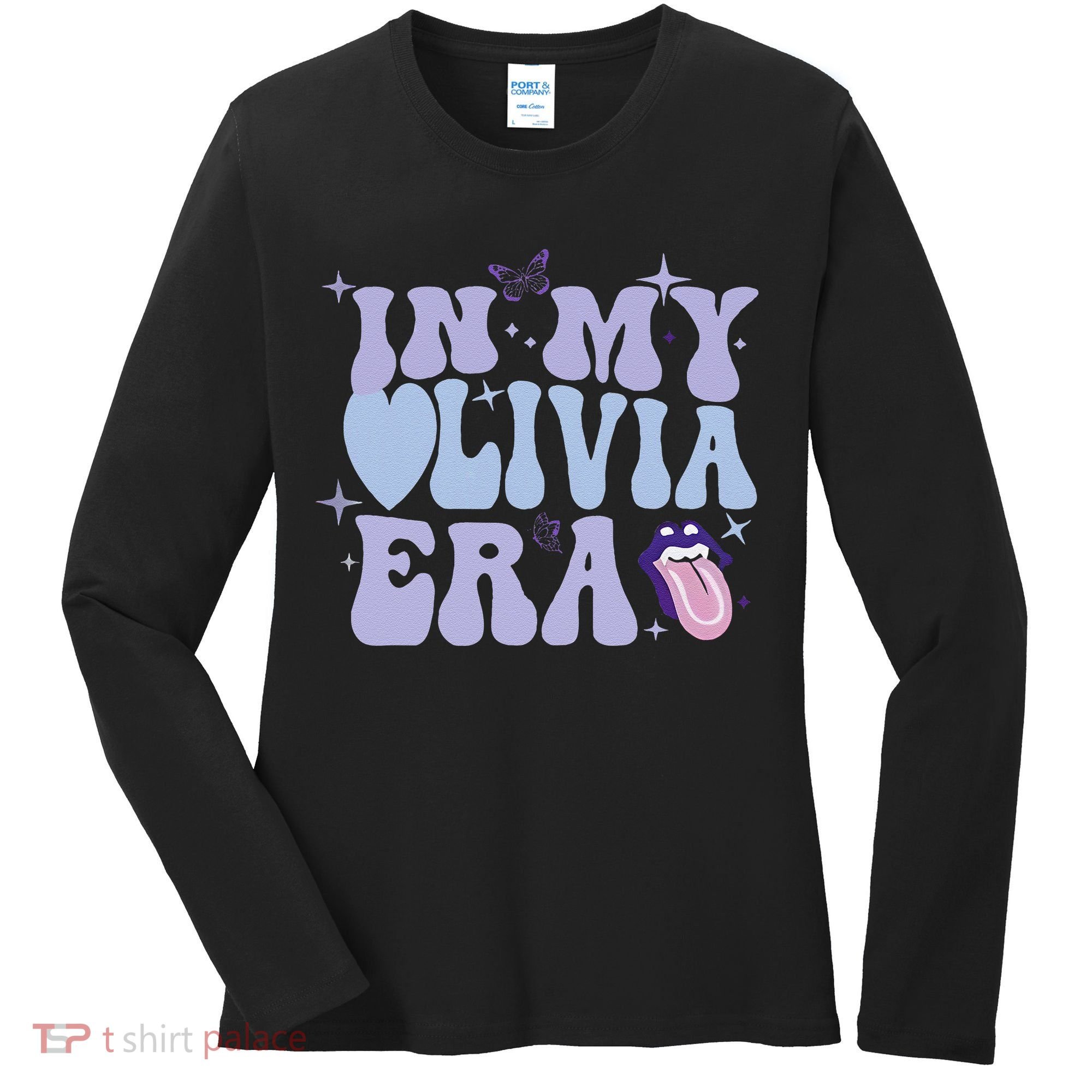 Retro In My Olivia Era Gift Women's Long Sleeve Shirt