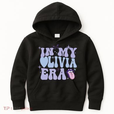 Retro In My Olivia Era Gift Kids Hoodie