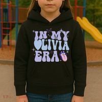 Retro In My Olivia Era Gift Kids Hoodie thumb 3