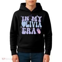 Retro In My Olivia Era Gift Kids Hoodie thumb 4