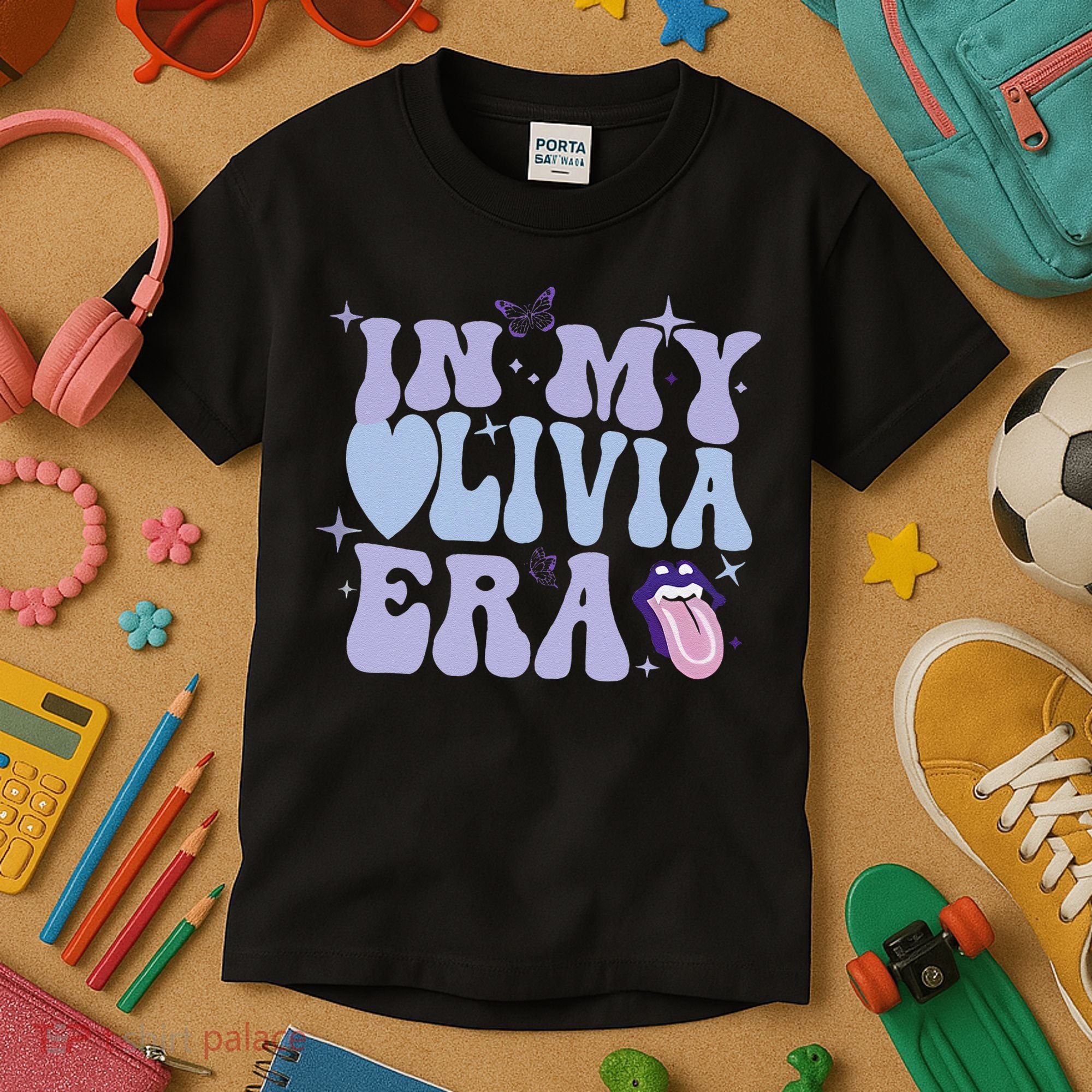 Retro In My Olivia Era Gift Kids T-Shirt