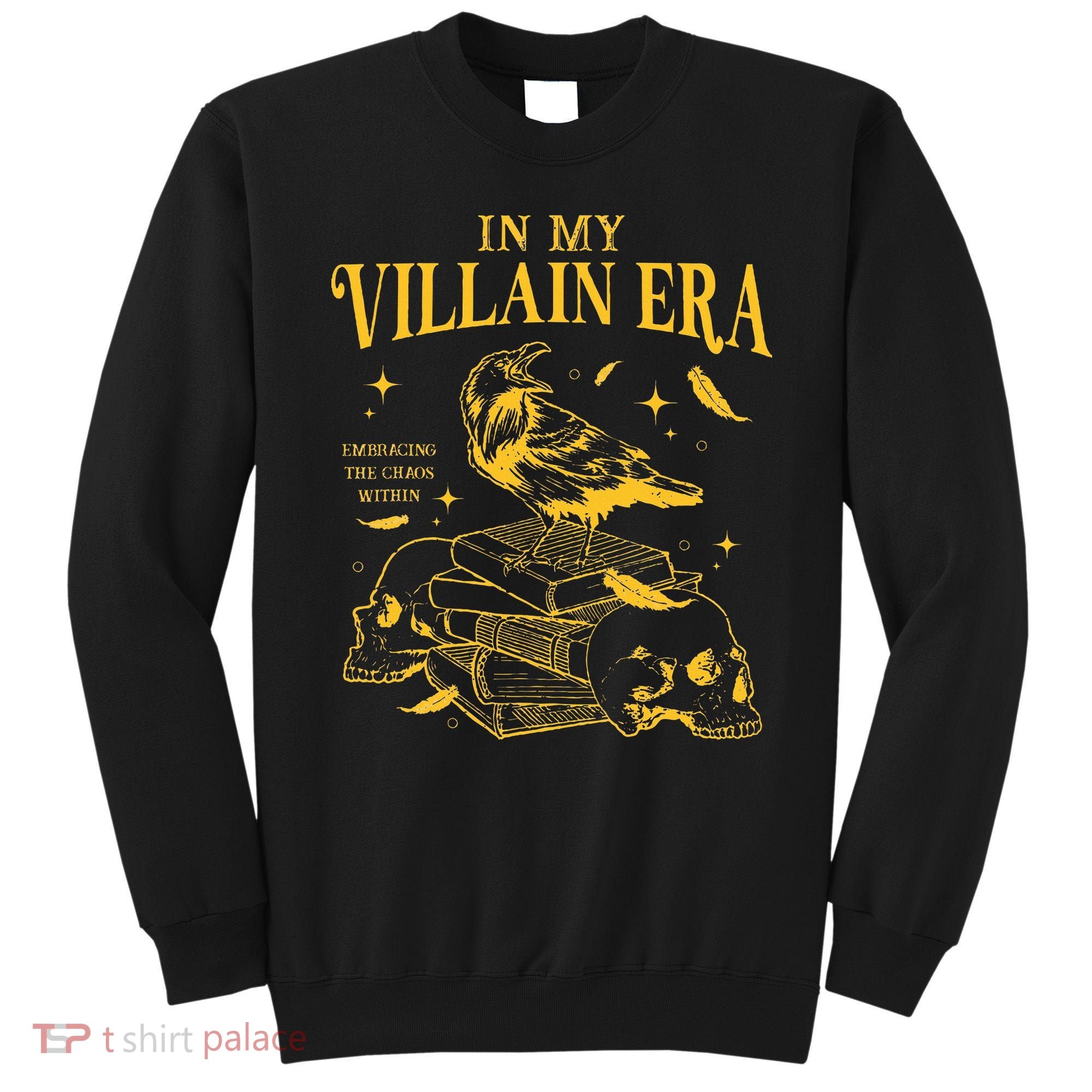 Retro In My Villain Era Morally Grey Books Club Sweatshirt