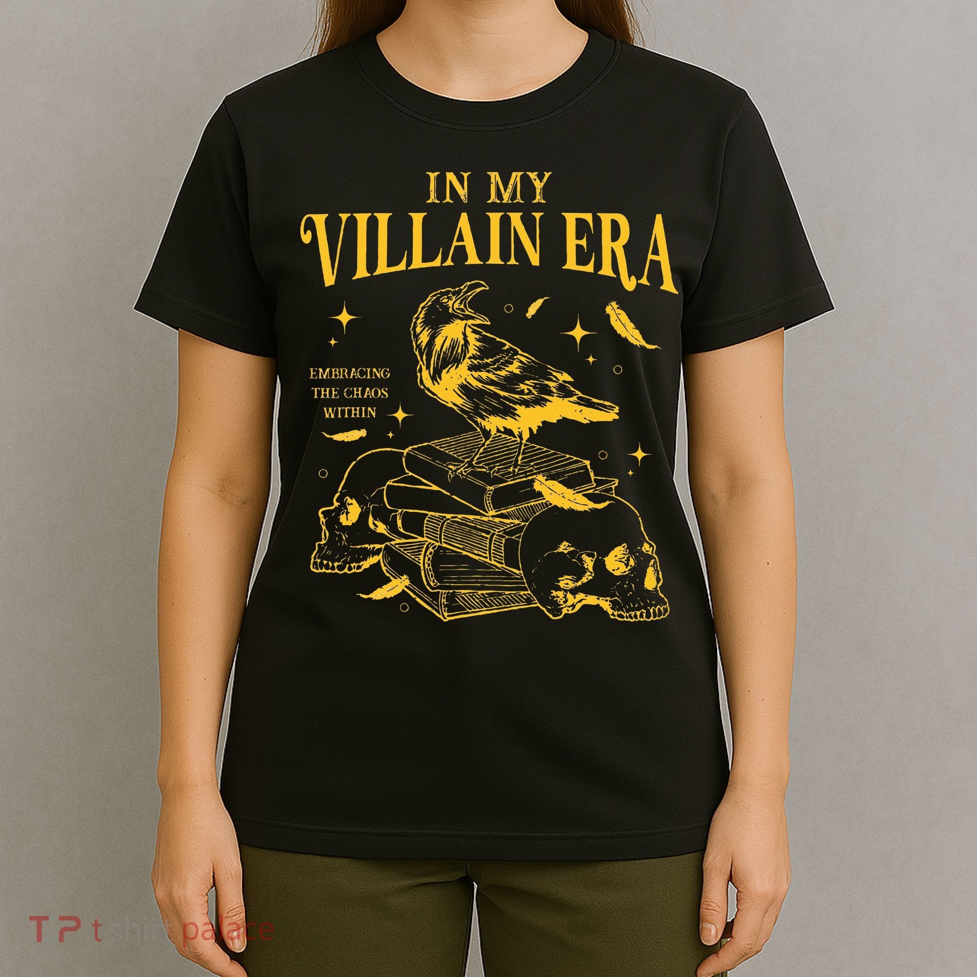 Retro In My Villain Era Morally Grey Books Club T-Shirt