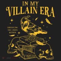 Retro In My Villain Era Morally Grey Books Club Golf Towel thumb 3