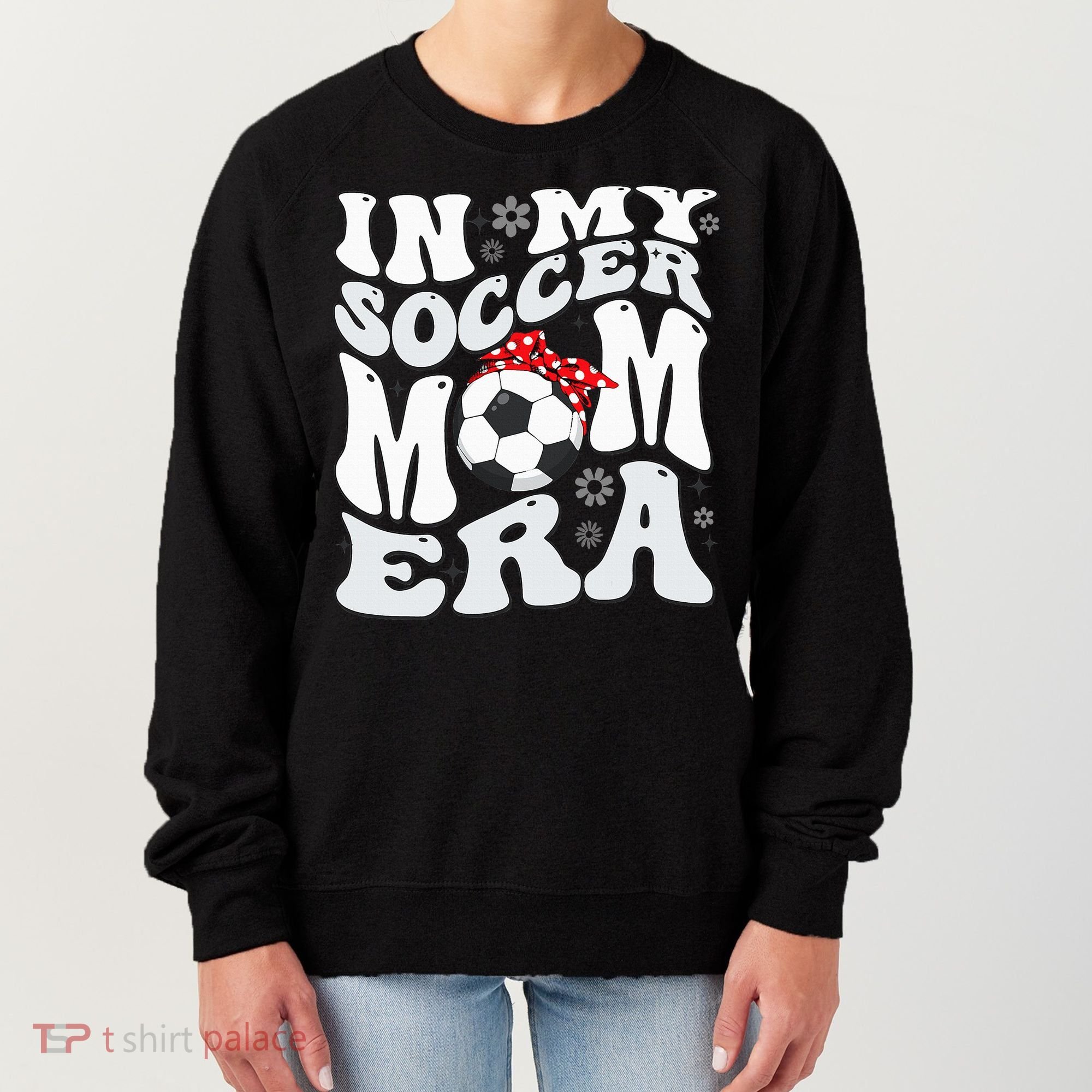Retro In My Soccer Mom Era Mama Women's Sweatshirt