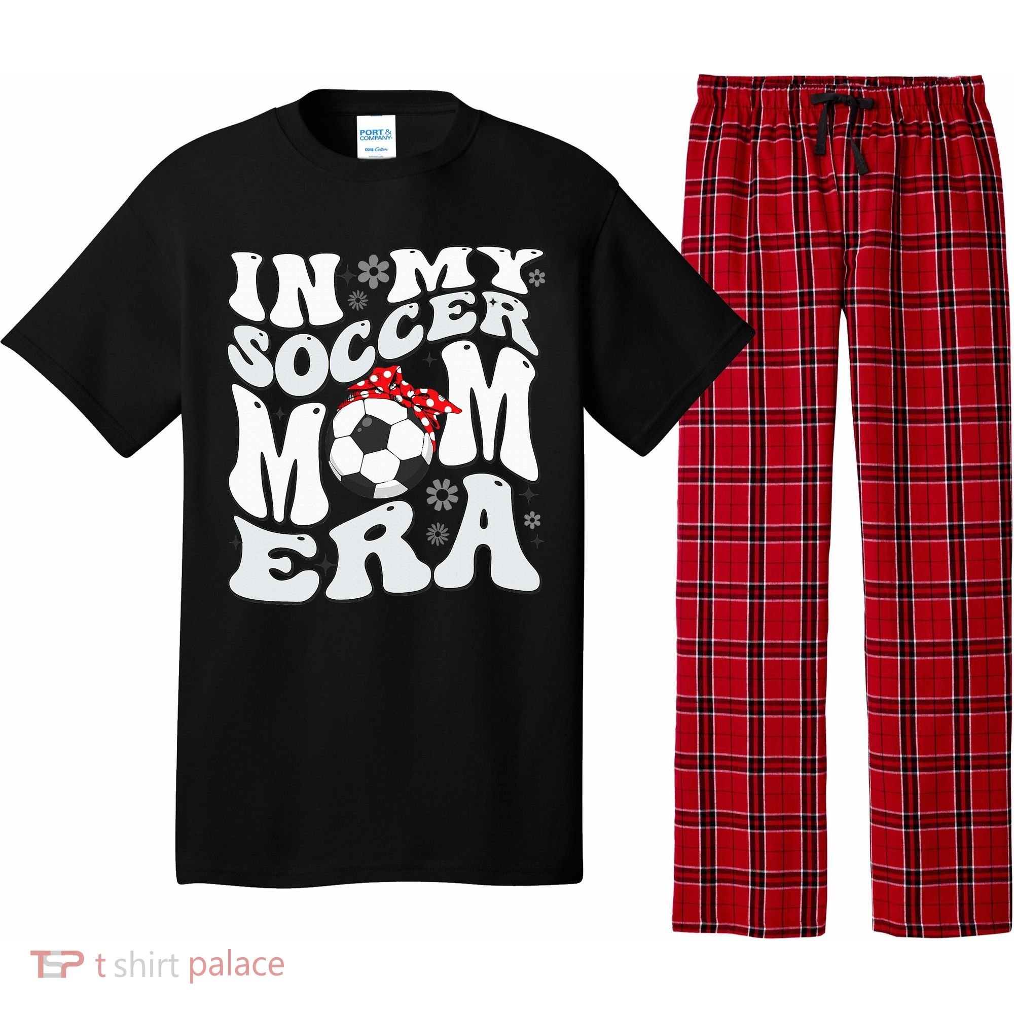 Retro In My Soccer Mom Era Mama Pajama Set