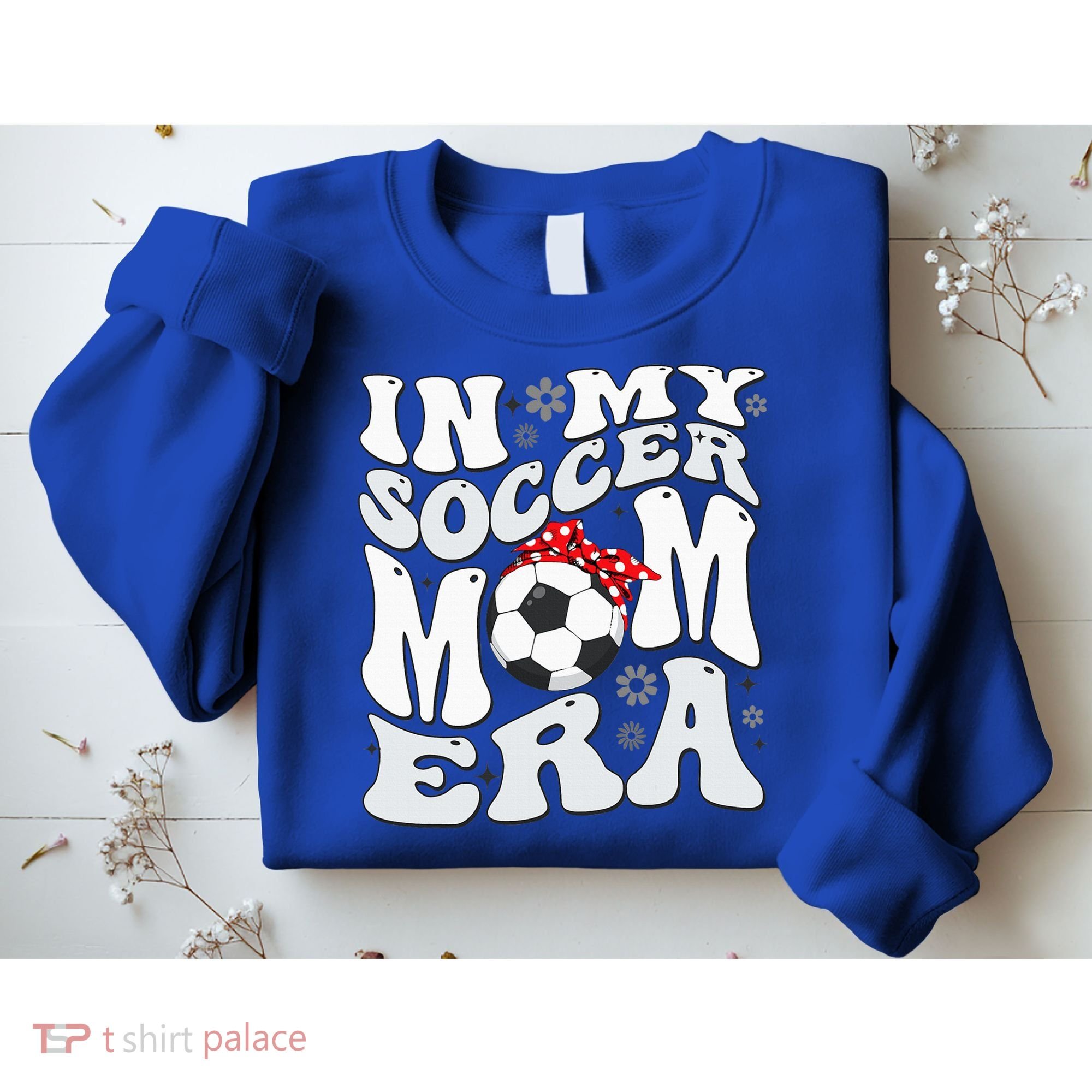 Retro In My Soccer Mom Era Mama Sweatshirt