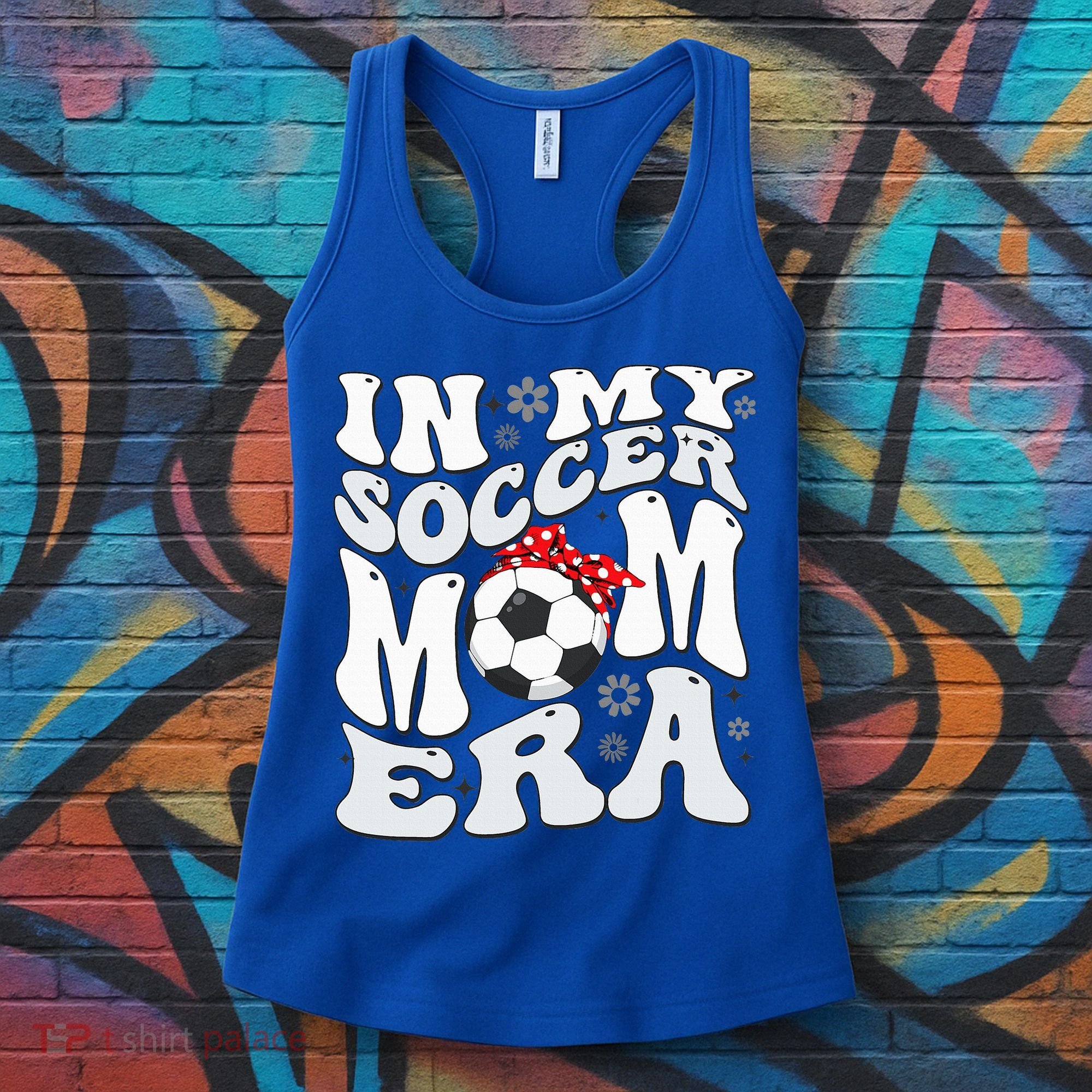 Retro In My Soccer Mom Era Mama Women's Tank Top