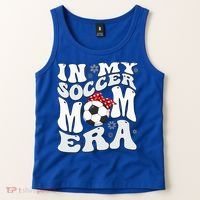 Retro In My Soccer Mom Era Mama Tank Top thumb 2