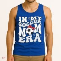 Retro In My Soccer Mom Era Mama Tank Top thumb 3