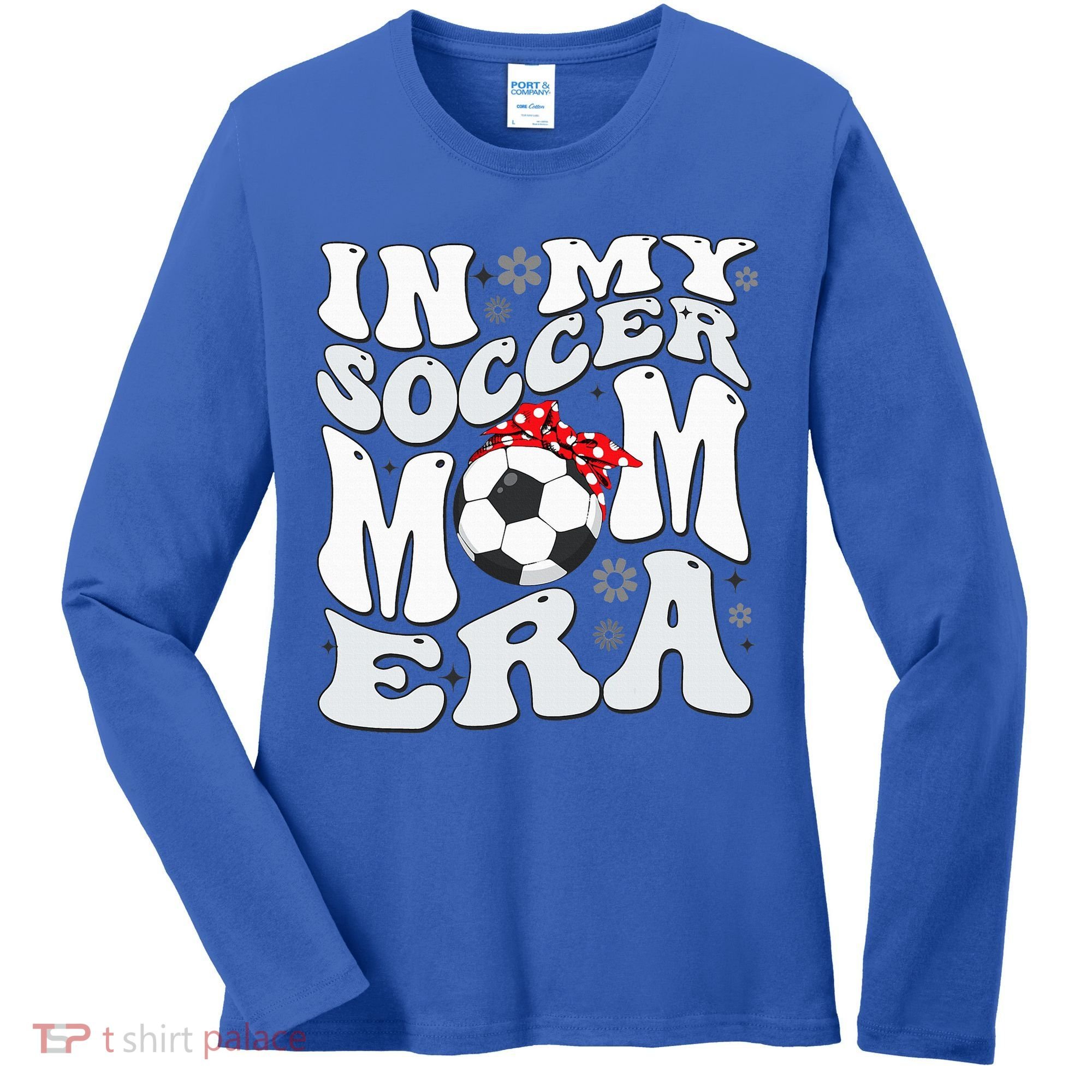 Retro In My Soccer Mom Era Mama Women's Long Sleeve Shirt