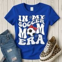 Retro In My Soccer Mom Era Mama Women's T-Shirt thumb 3