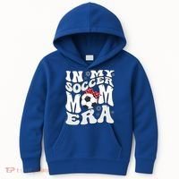 Retro In My Soccer Mom Era Mama Kids Hoodie thumb 0