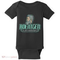 Roentgen Is My Homeboy Funny Xray Radiology Technician Baby Bodysuit thumb 0