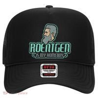Roentgen Is My Homeboy Funny Xray Radiology Technician Hat thumb 0
