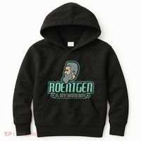 Roentgen Is My Homeboy Funny Xray Radiology Technician Kids Hoodie thumb 0
