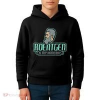 Roentgen Is My Homeboy Funny Xray Radiology Technician Kids Hoodie thumb 4