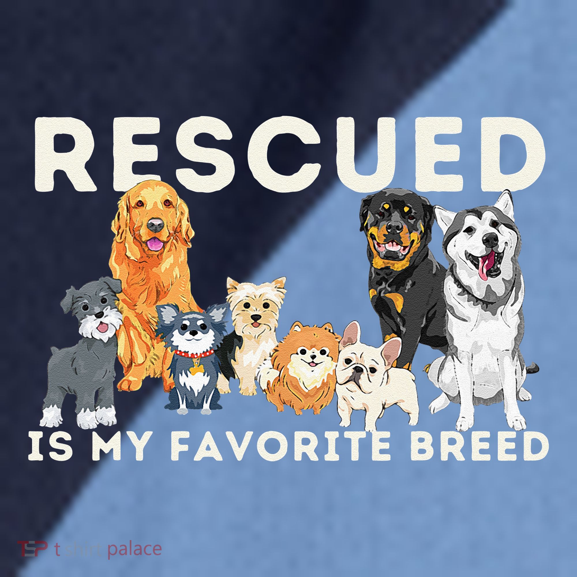 Rescued Is My Favorite Breed Animal Rescue Raglan Baseball Sleeve Shirt