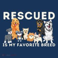 Rescued Is My Favorite Breed Animal Rescue Women's Tank Top thumb 5