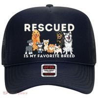 Rescued Is My Favorite Breed Animal Rescue Hat thumb 0