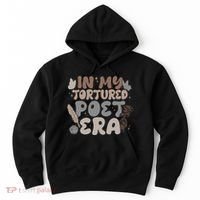 Retro In My Tortured Poet Era Hoodie thumb 0