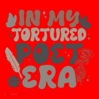 Retro In My Tortured Poet Era Santa Hat thumb 1