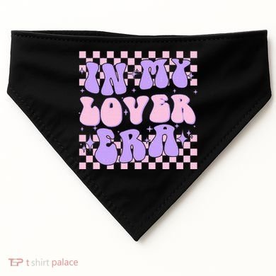 Retro In My Lover E.ra Style Groovy Funny Gift USA-Made Doggie Bandana