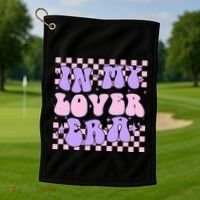 Retro In My Lover E.ra Style Groovy Funny Gift Golf Towel thumb 1