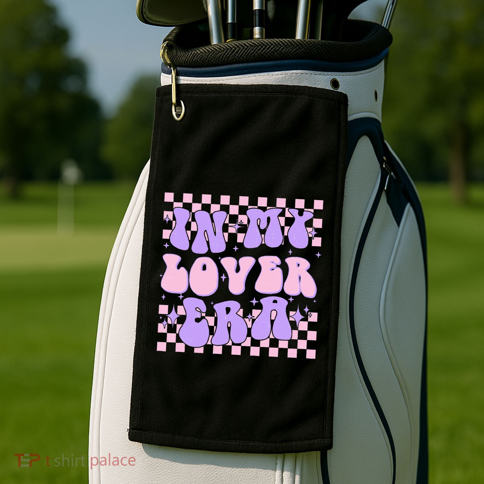 Retro In My Lover E.ra Style Groovy Funny Gift Golf Towel