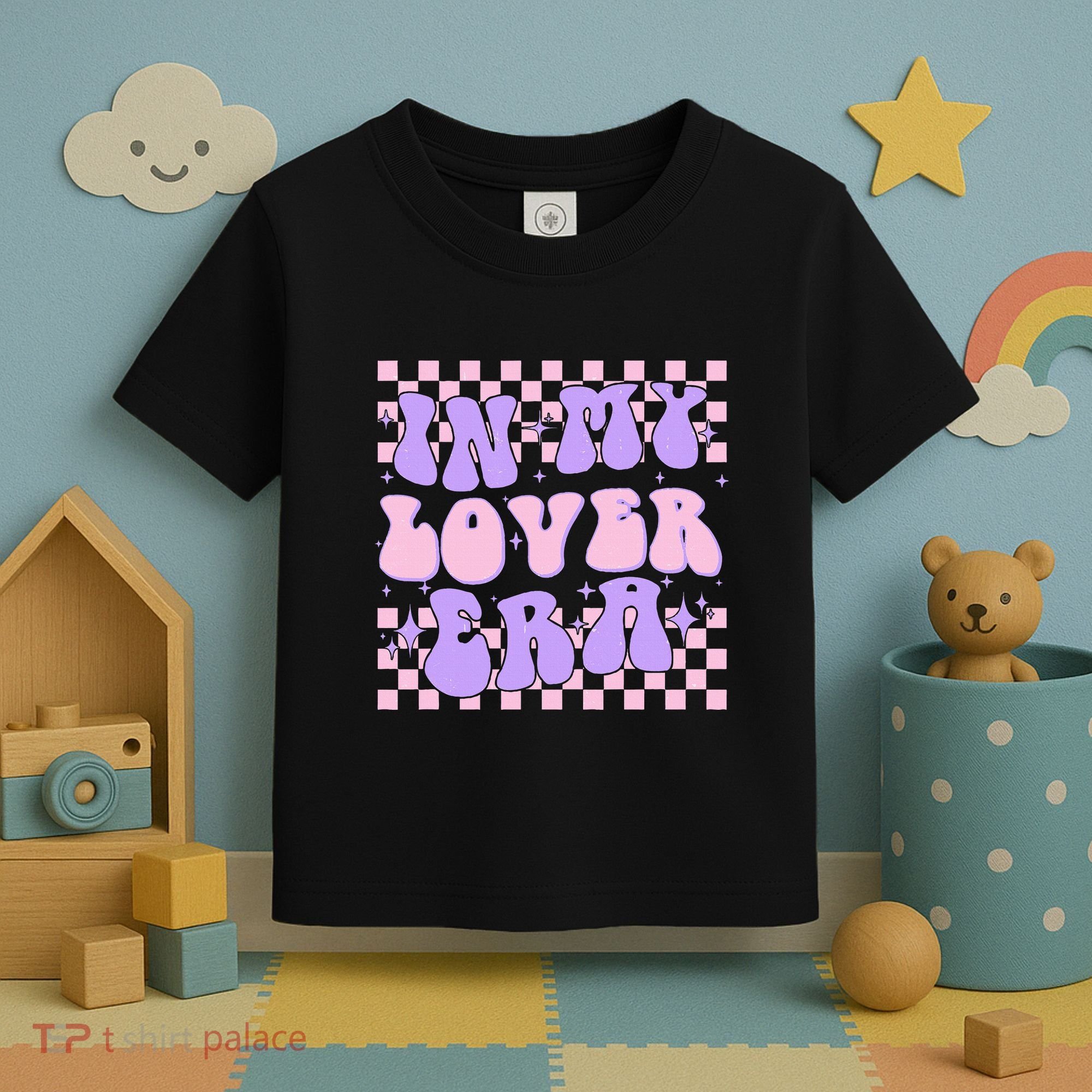 Retro In My Lover E.ra Style Groovy Funny Gift Toddler T-Shirt