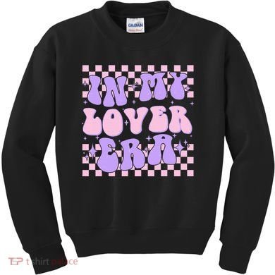 Retro In My Lover E.ra Style Groovy Funny Gift Kids Sweatshirt