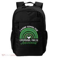 Rainbow In March We Wear Green Cerebral Palsy Awareness Backpack thumb 0