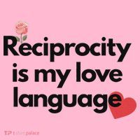 Reciprocity Is My Love Language Flower Red Heart Coaster thumb 2