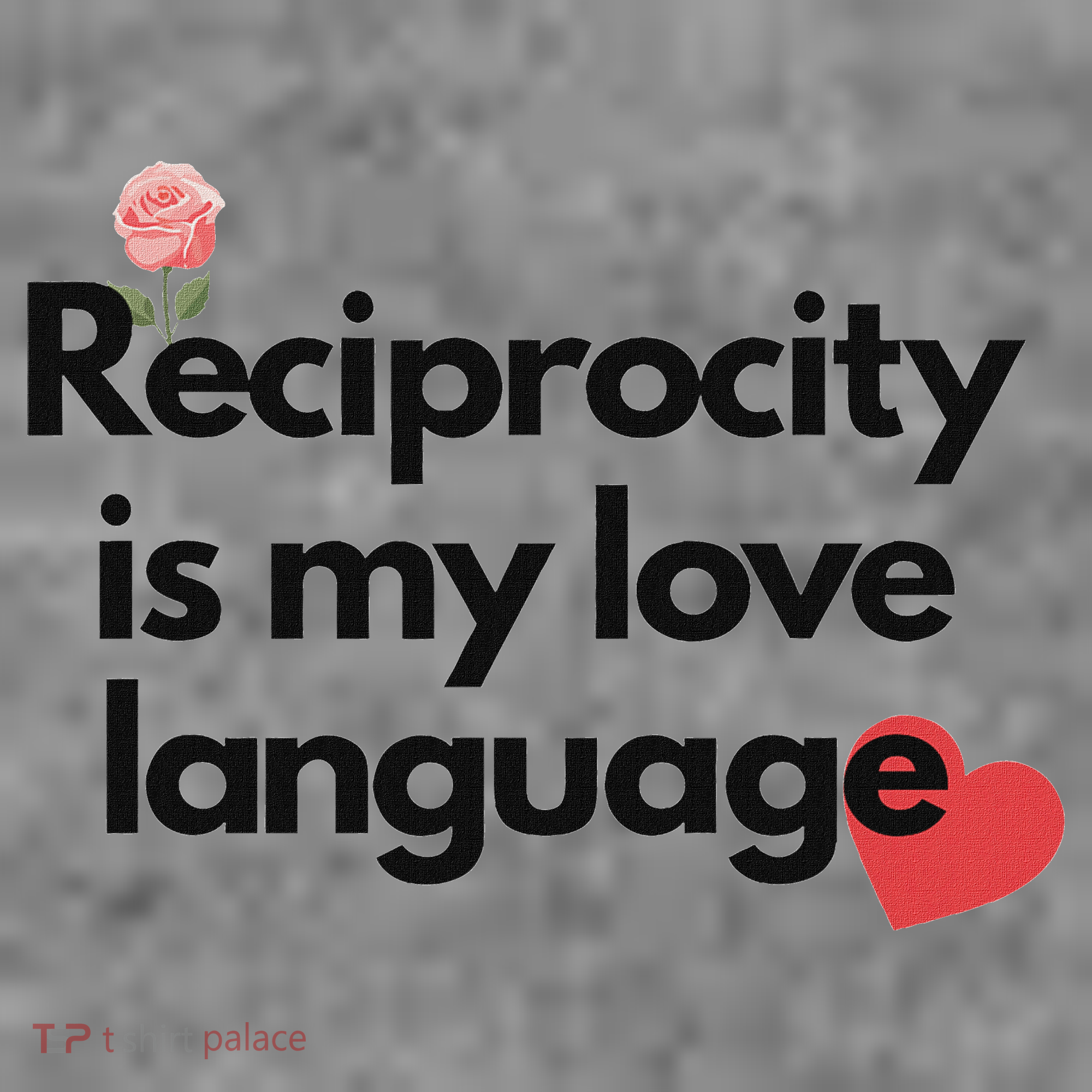 Reciprocity Is My Love Language Flower Red Heart Toddler Hoodie