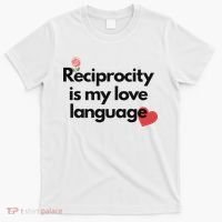 Reciprocity Is My Love Language Flower Red Heart T-Shirt thumb 0