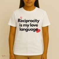 Reciprocity Is My Love Language Flower Red Heart T-Shirt thumb 4