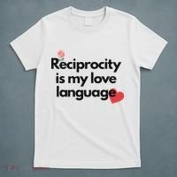 Reciprocity Is My Love Language Flower Red Heart T-Shirt thumb 5