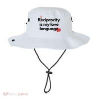 Reciprocity Is My Love Language Flower Red Heart Bucket Hat thumb 0